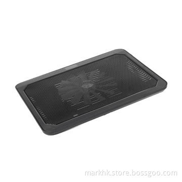Notebook Cooling Pad with 20cm Big Fan, Metal Net Surface Better Cooling, Simple and Generous Design